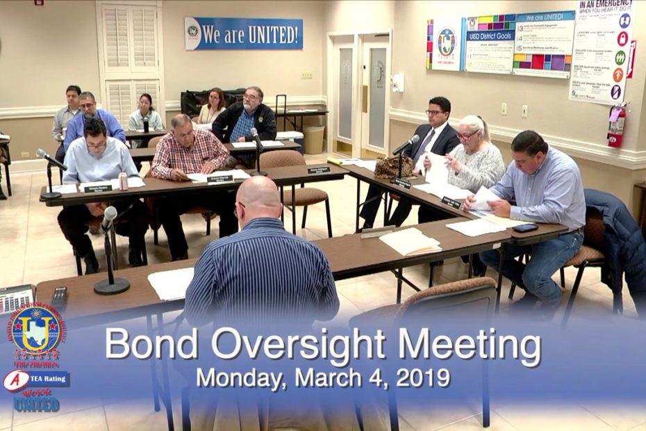 Bond Oversight Meeting 3-4-2019